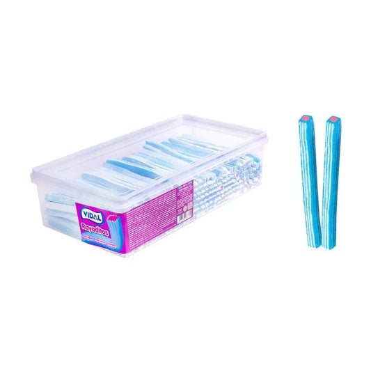 Sticks Framboises Rayés Fourrés (10 Pièces)