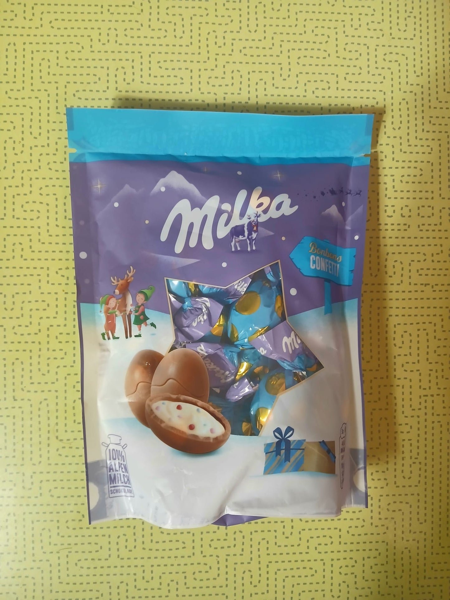 Milka Xmas confettis chocolat au lait