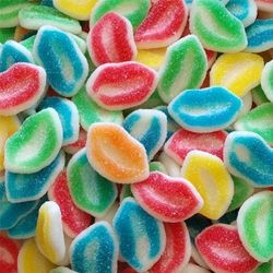 Levres multicolores acides 100g